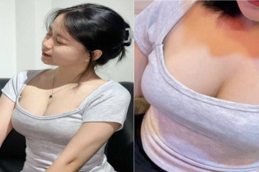 Cô gái học sinh ngực to được bạn yêu chiều nồng nhiệt