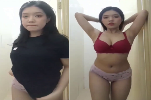 Em đẹp khoe nội y xinh xắn