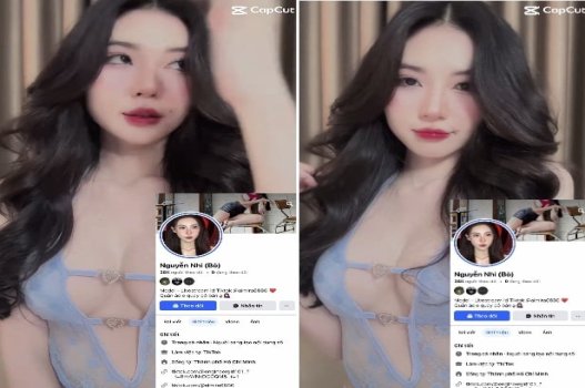 Nguyễn Nhi Tiktoker trắng xinh lộ video sex